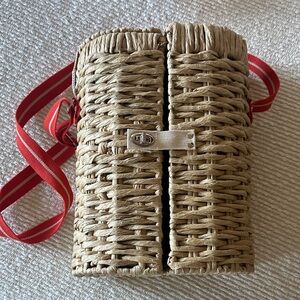 Hearth & Hand with Magnolia Woven Straw Crossbody Bag.